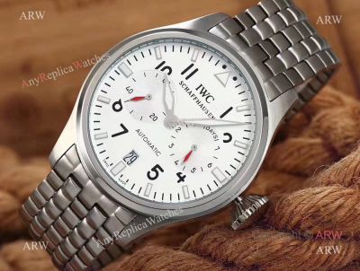 NEW IWC Schaffhausen Portugieser Replica Watch Stainless Steel White Dial 44mm